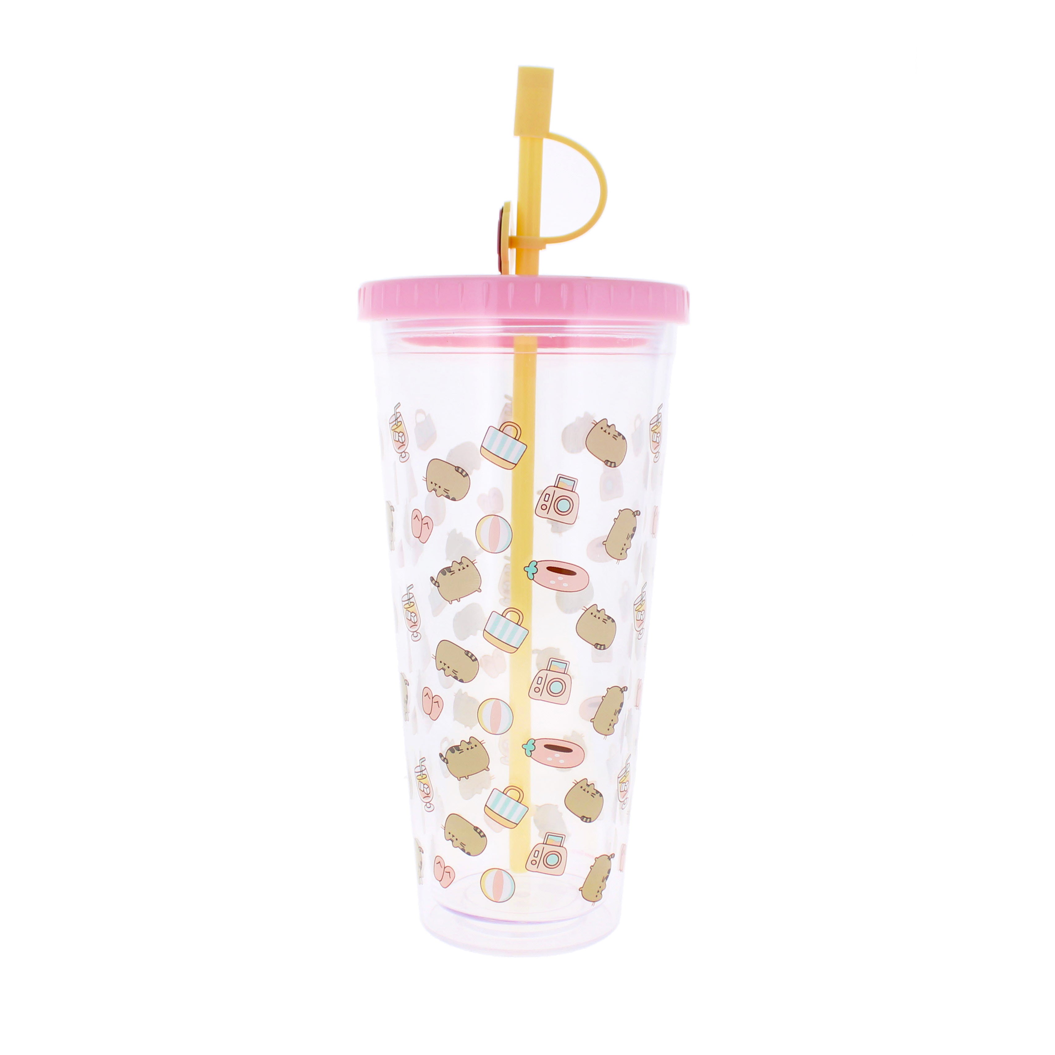Pusheen Tropical Vacation Beaker & Straw