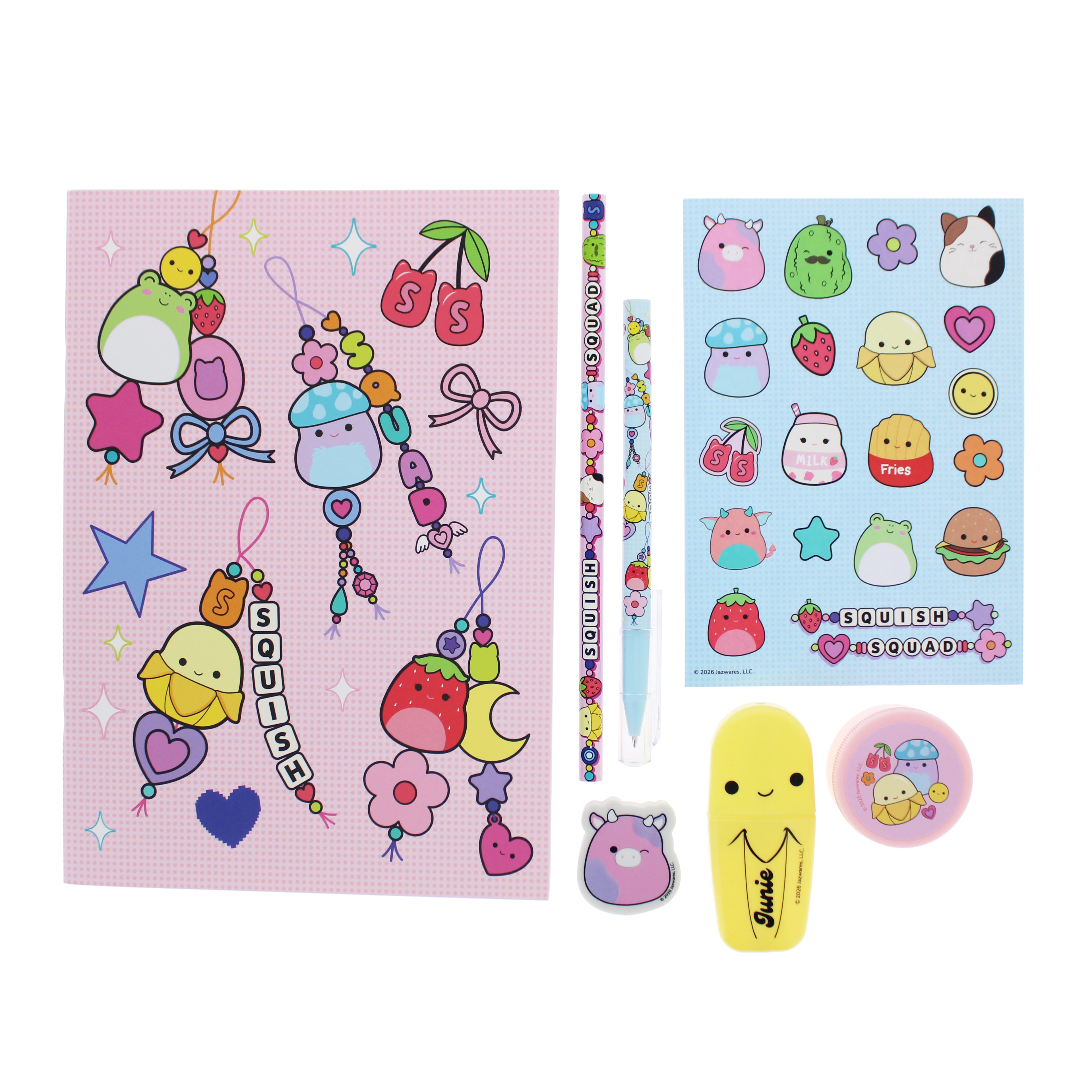 Squishmallows Y2K Super Stationery Set
