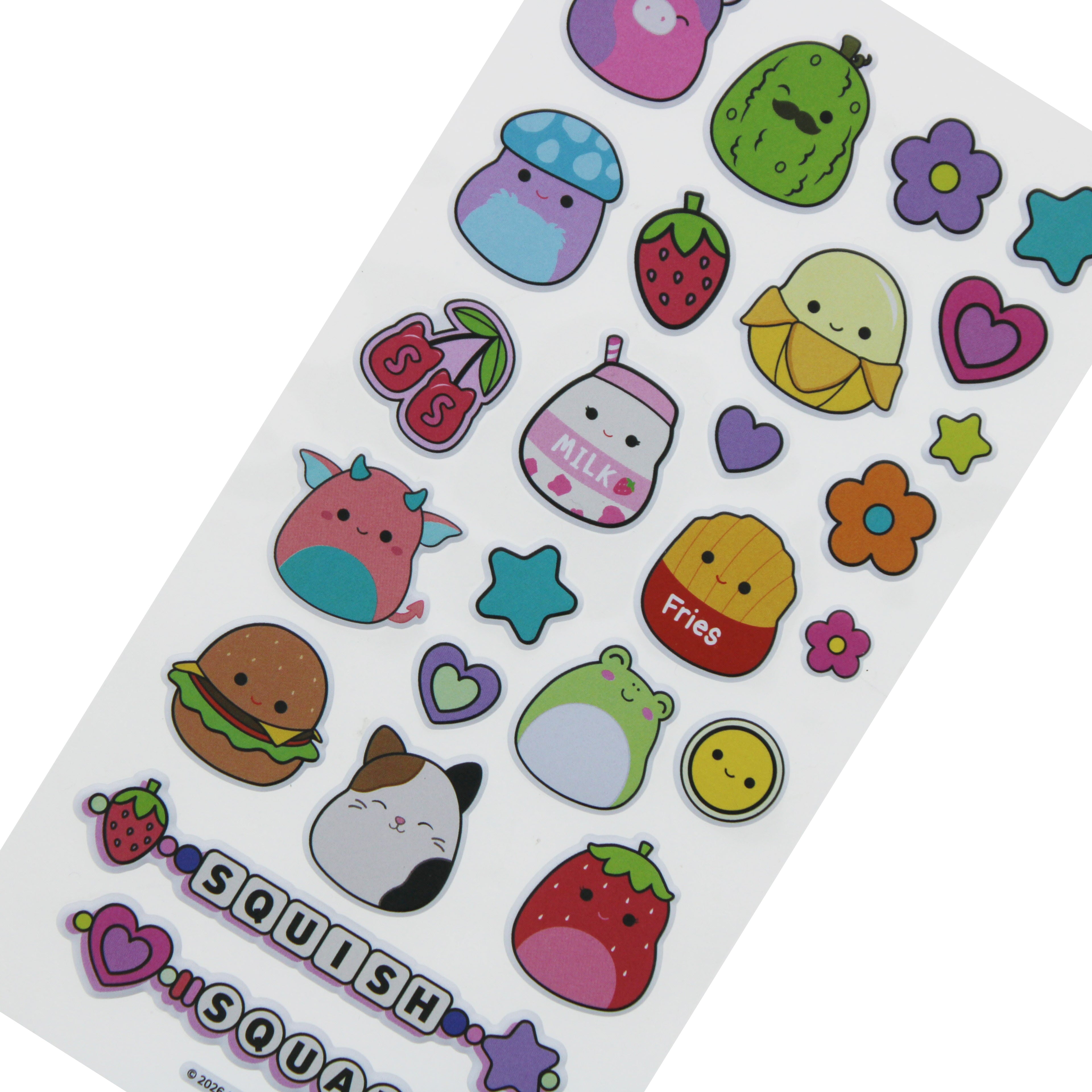 Squishmallows Y2K Puffy Stickers