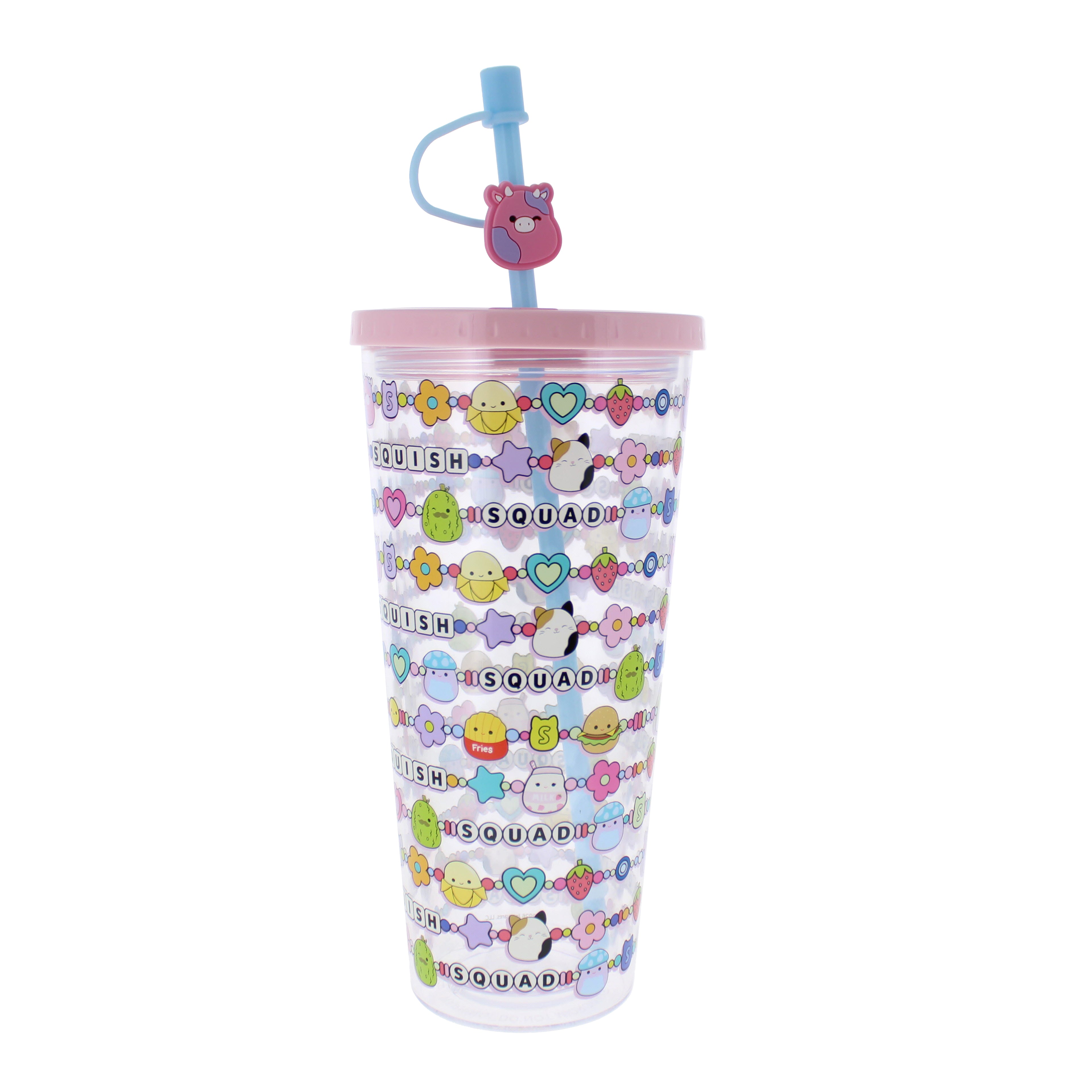 Squishmallows Y2K Beaker & Straw