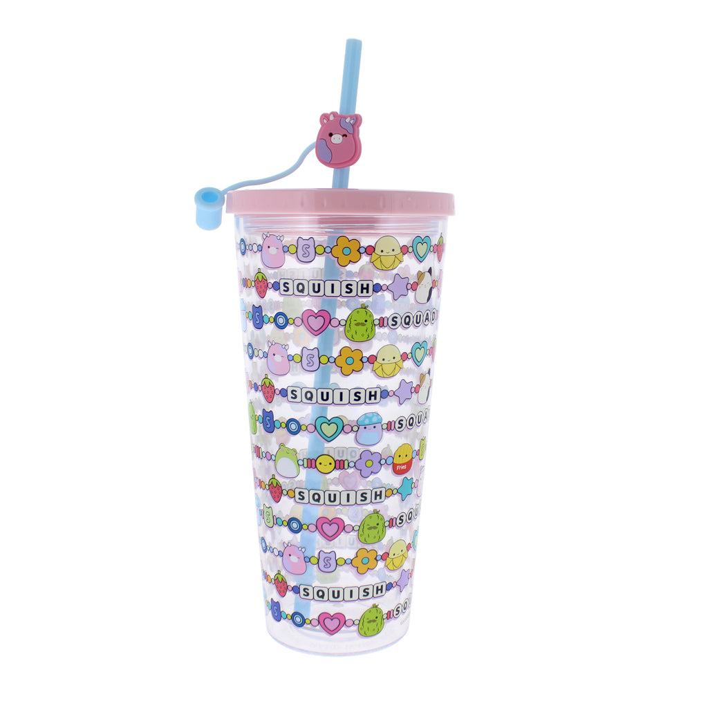 Squishmallows Y2K Beaker & Straw