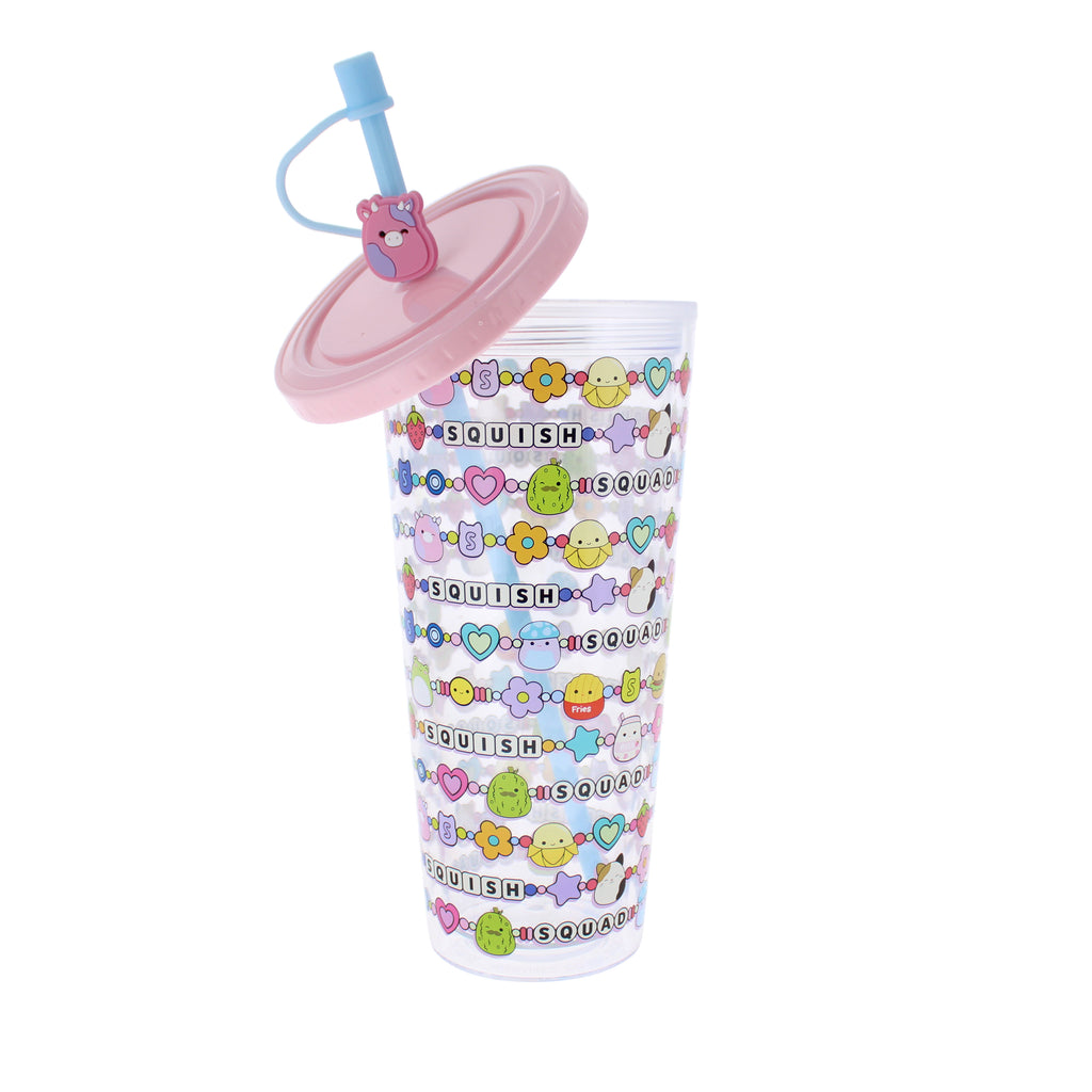 Squishmallows Y2K Beaker & Straw