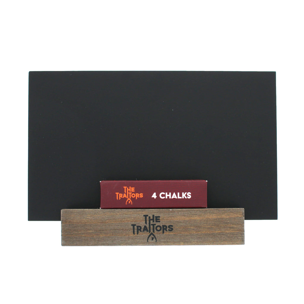 The Traitors Chalk Board