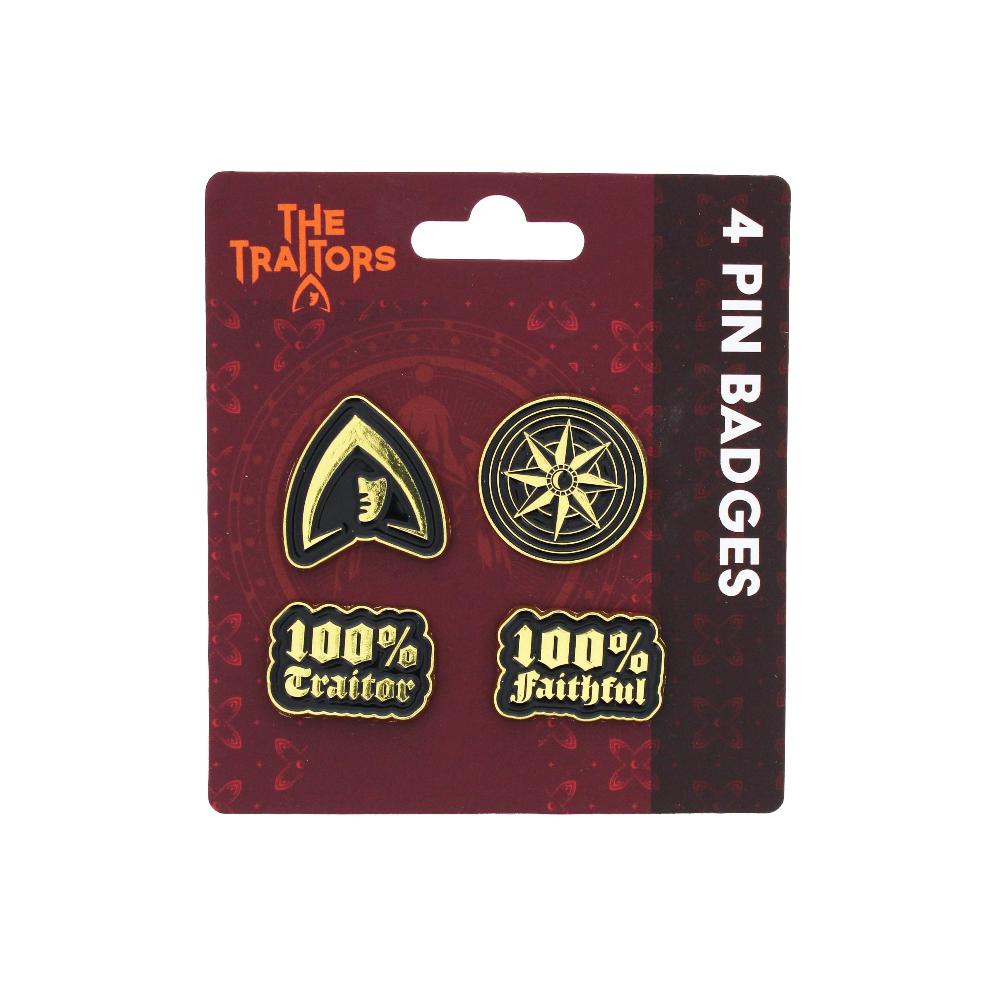 The Traitors Pin Badges