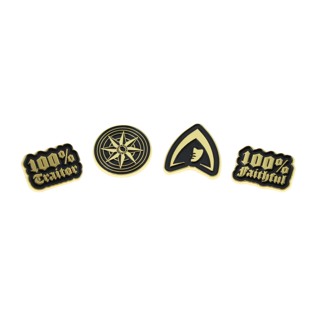 The Traitors Pin Badges