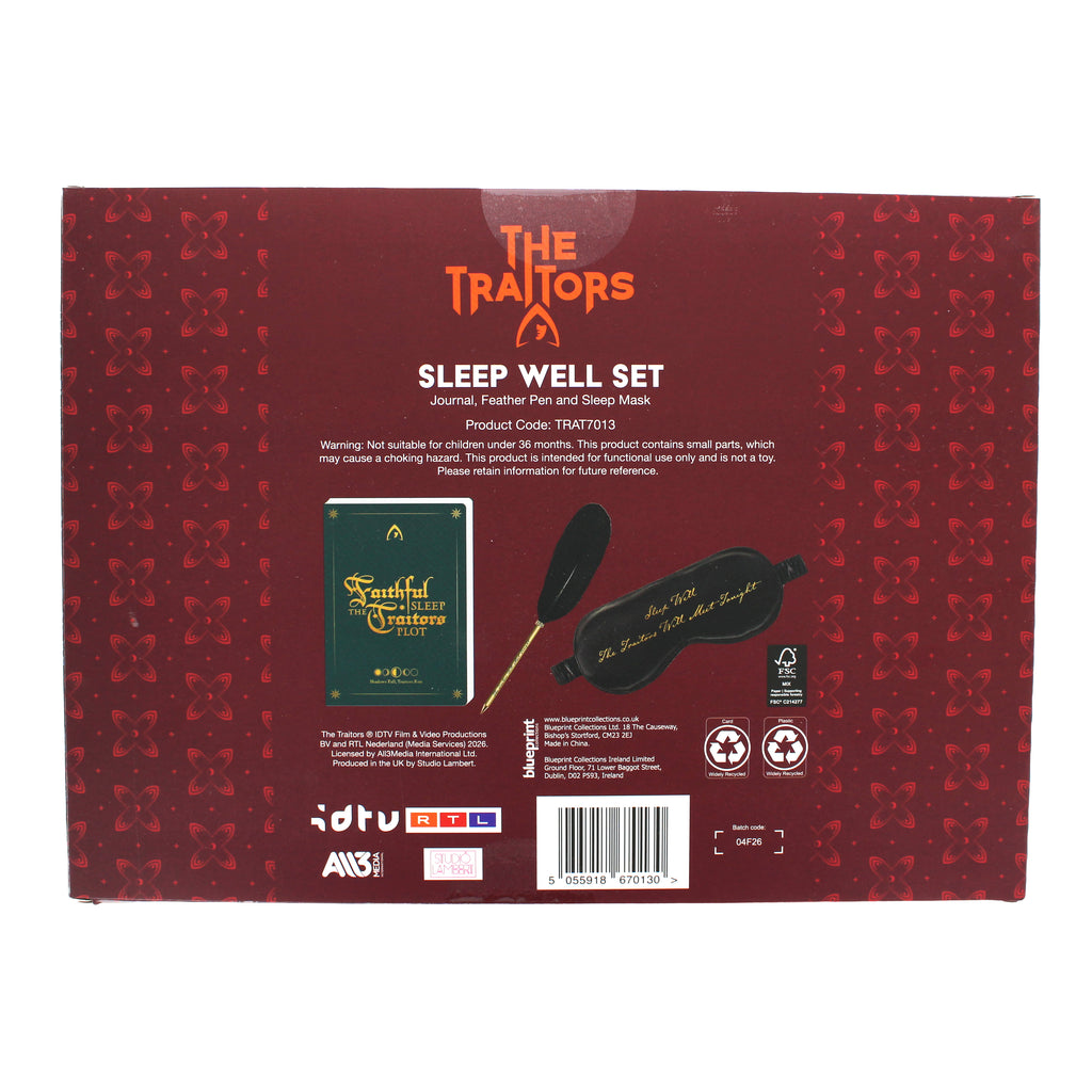 The Traitors Sleep Well Set