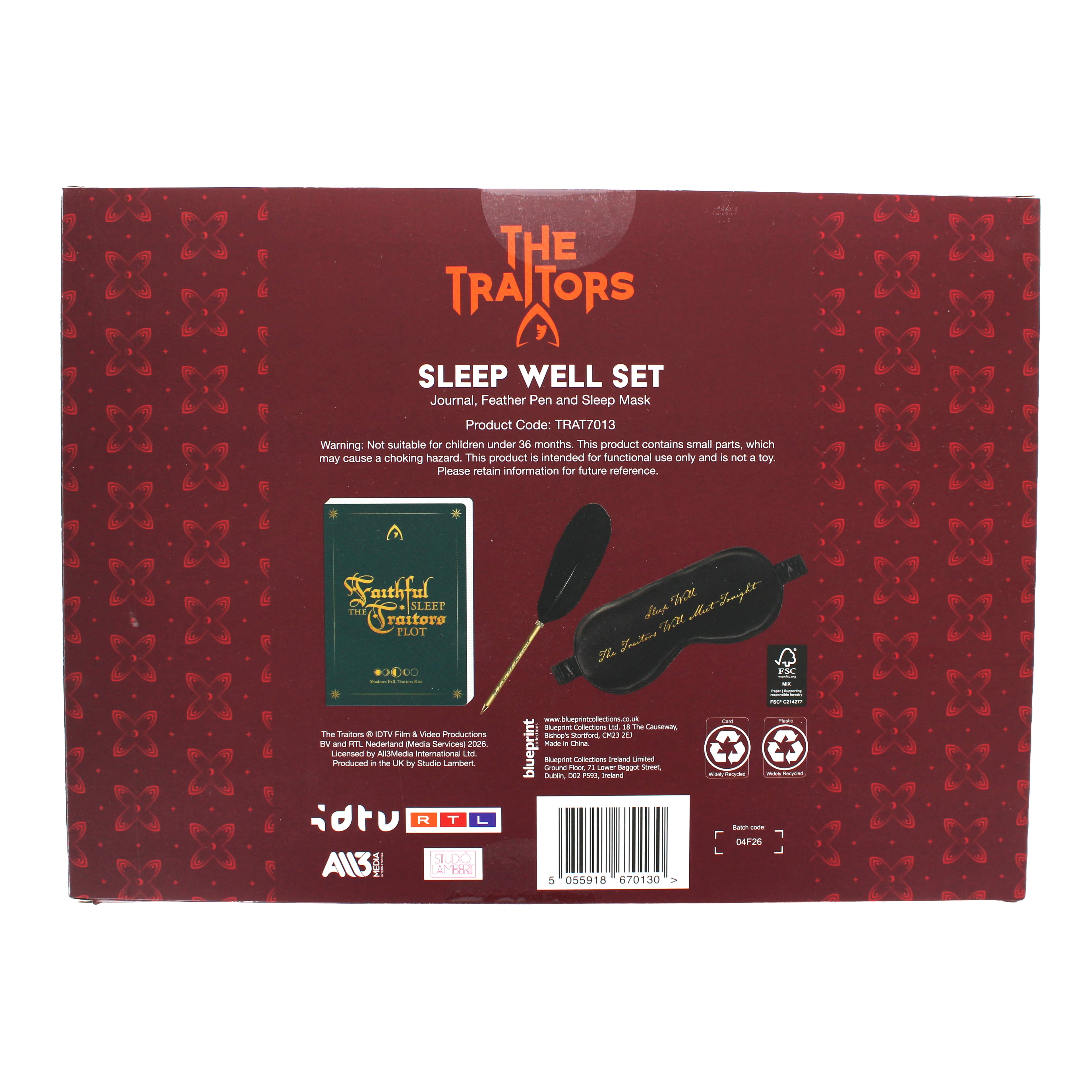 The Traitors Sleep Well Set