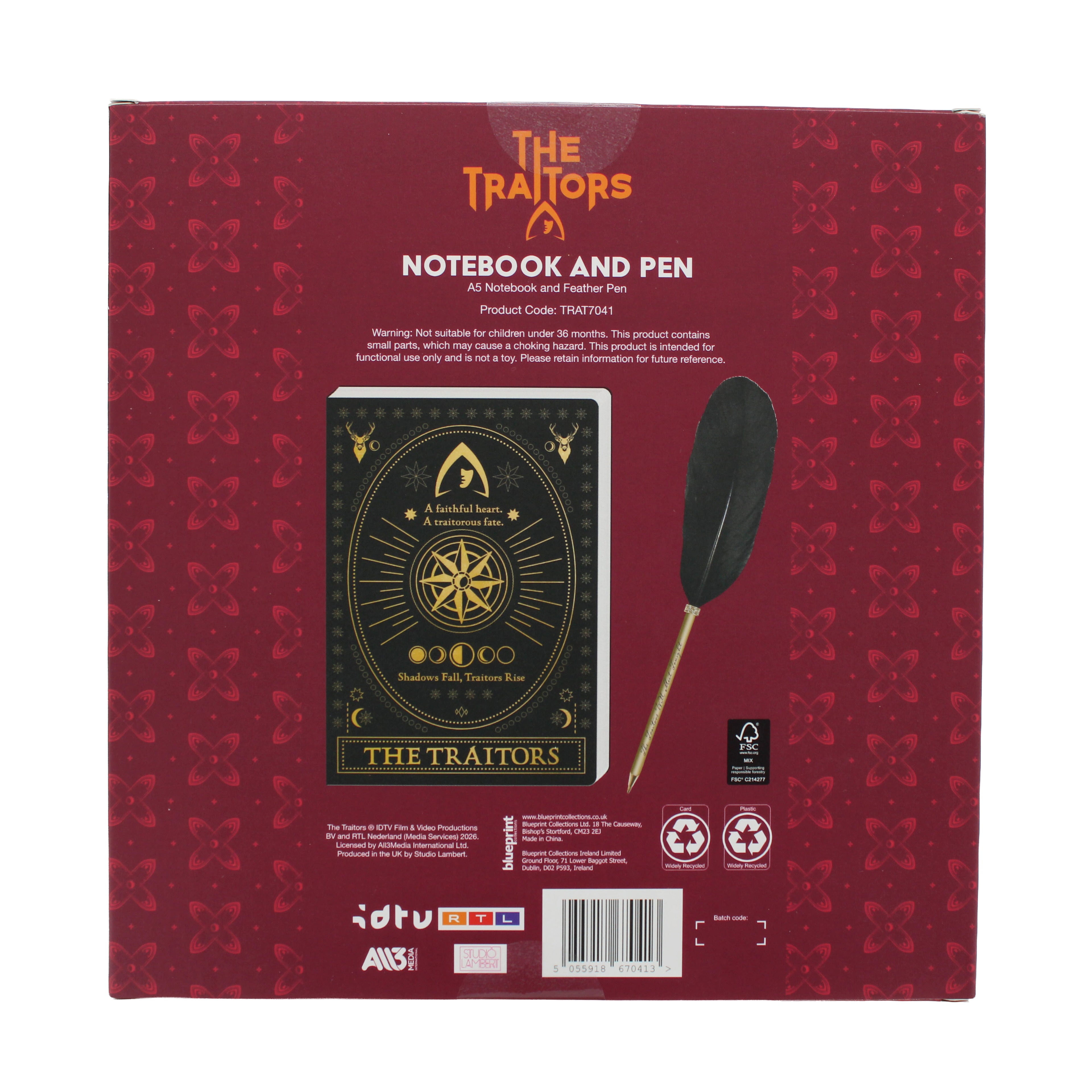 The Traitors Notebook & Pen
